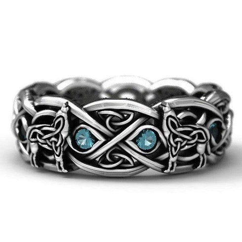 Bague Loup Femme (Argent)